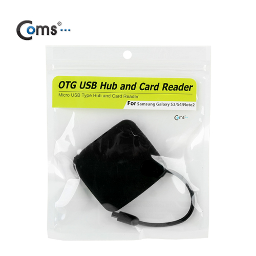 Coms 스마트폰 OTG 카드리더 + 3P 허브