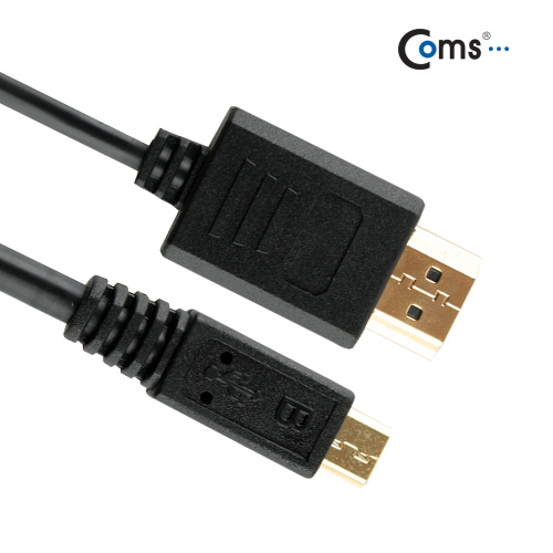 Coms 스마트폰 MHL 케이블 1.8M (Micro 5P)/MHL 포트지원 TV용