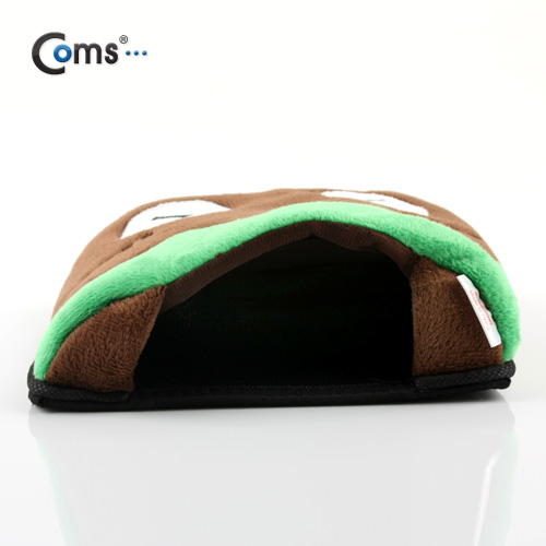 Coms USB 온열 마우스패드(펭귄), Brown