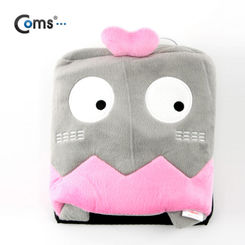 Coms USB 온열 마우스패드(펭귄), Pink