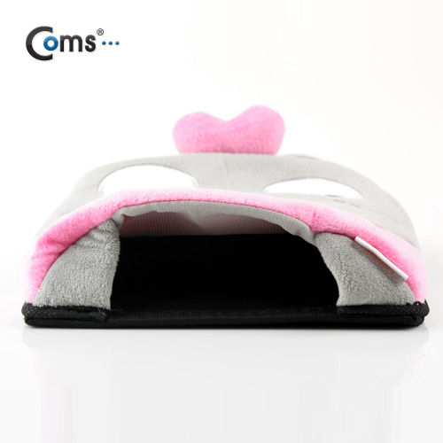 Coms USB 온열 마우스패드(펭귄), Pink