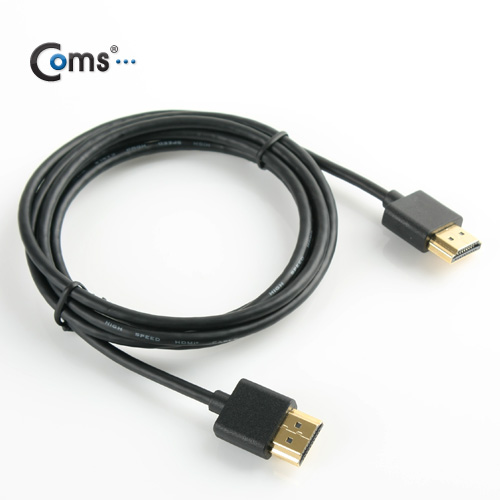 Coms HDMI 케이블(V1.4/초슬림)1.5M 고급/검정