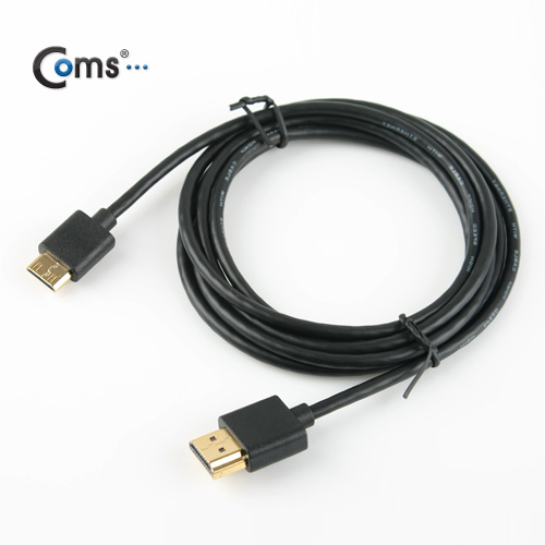 Coms HDMI/HDMI(MINI) 케이블(초슬림)1.5M 고급/검정