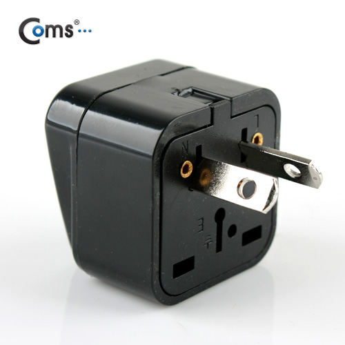Coms 전원(AC) 변환용 아답터(WD-17), 해외 / 여행용 / Black / 호주 / 중국
