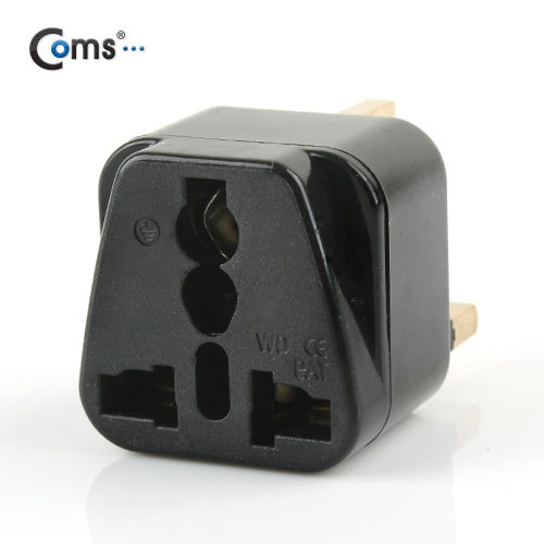 Coms 전원(AC) 변환용 아답터 (WD-7), 해외 / 여행용 / Black / 영국 / 홍콩