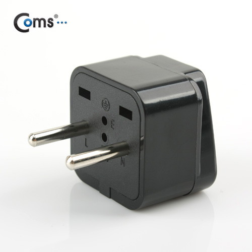 Coms 전원(AC) 변환용 아답터 (WD-9A), 해외 / 여행용 / Black / 유럽 / 남미