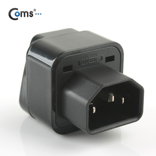 Coms 전원(AC) 변환용 아답터(WD-320), 해외 / 여행용 / Black / 컴퓨터용