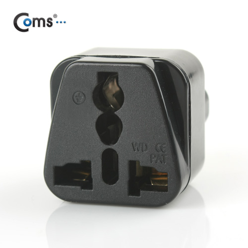 Coms 전원(AC) 변환용 아답터(WD-320), 해외 / 여행용 / Black / 컴퓨터용