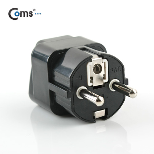 Coms 전원(AC) 변환용(WD-9), 독일,프랑스 Black