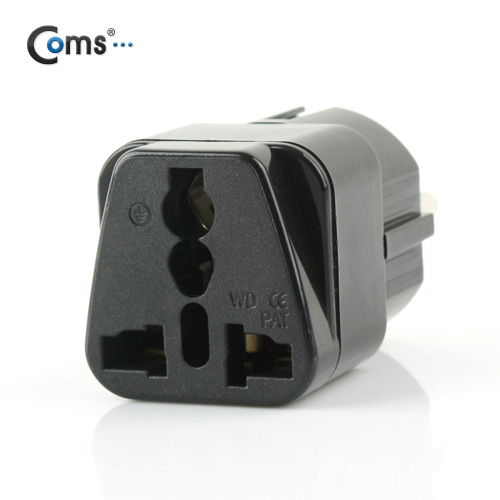 Coms 전원(AC) 변환용(WD-9), 독일,프랑스 Black