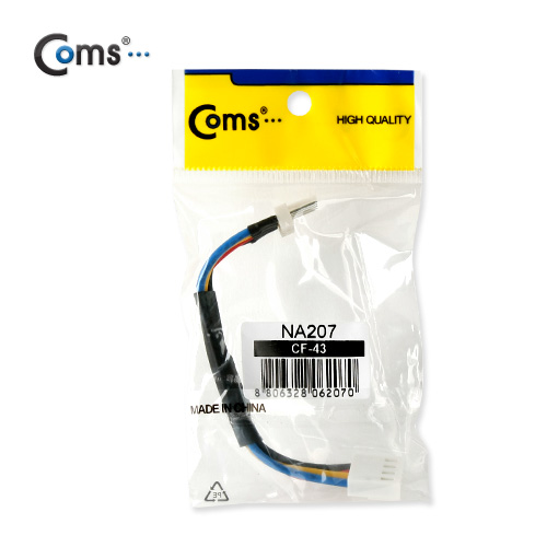 Coms 쿨러 저항(팬속도 조절) 4P M/F, 10cm