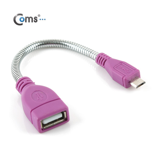 Coms 스마트폰 OTG 젠더-Micro USB(M)/USB A(F)