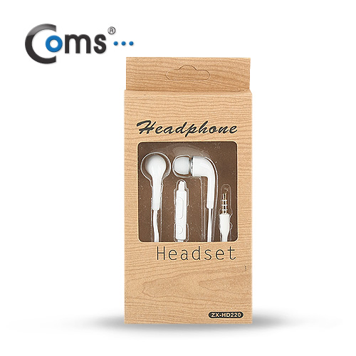 Coms 이어폰 (ZX-HD220), Bass 중저음, 커널/Flat형