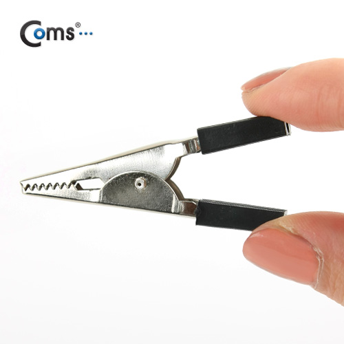 Coms 악어 클립(적색/흑색) 2개