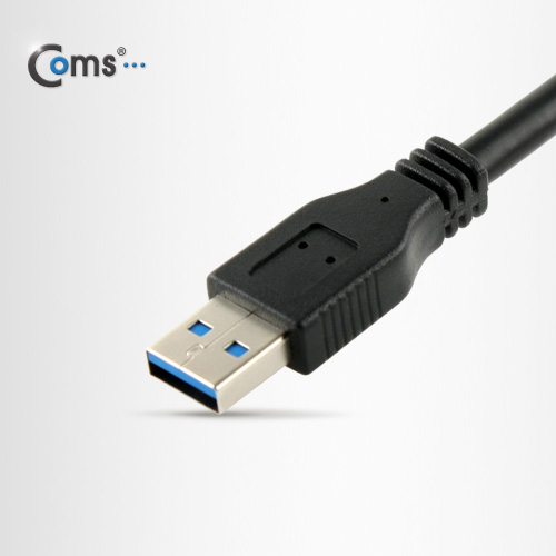 Coms USB 3.0/Micro USB(B) 케이블(Black) 30cm