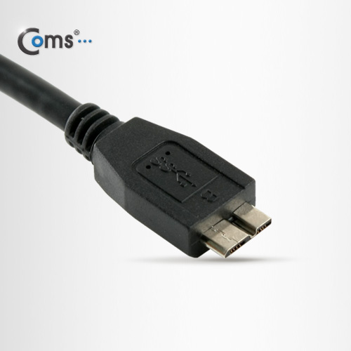 Coms USB 3.0/Micro USB(B) 케이블(Black) 30cm