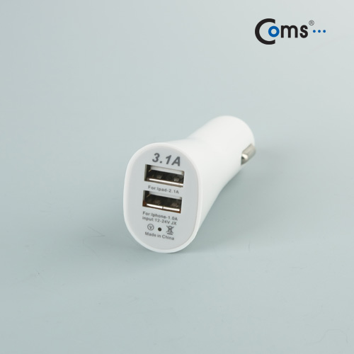 Coms USB 전원 (DC 시가잭), USB 2P, 5V/1A+2.1A/ 시거잭