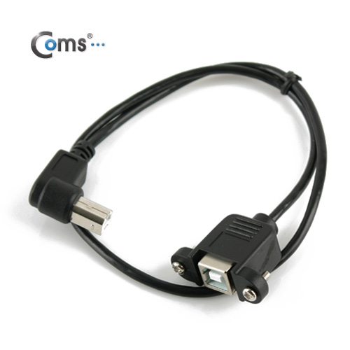 Coms USB 케이블 USB B형 M/F (장착용 브라켓,월플레이트)