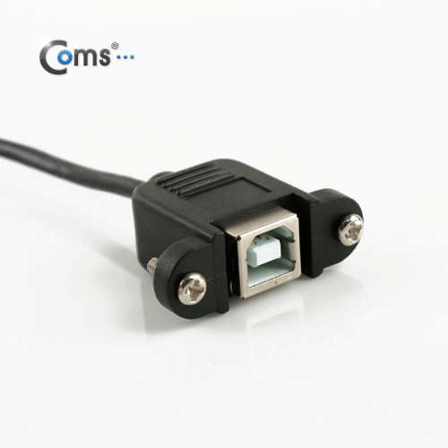 Coms USB 케이블 USB B형 M/F (장착용 브라켓,월플레이트)
