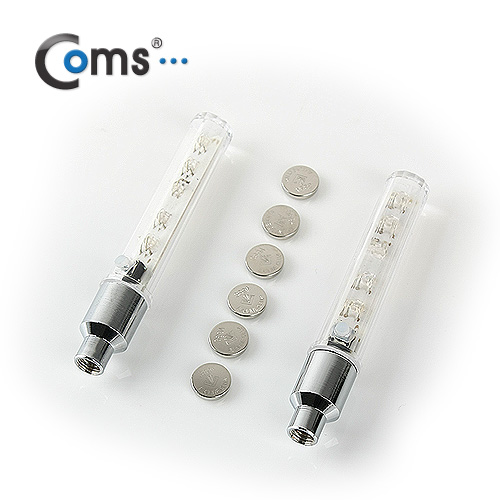 Coms 자전거 / 바이크 안전 점멸기(5 LED) 공기밸브장착