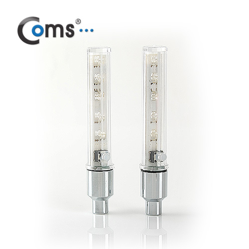 Coms 자전거 / 바이크 안전 점멸기(5 LED) 공기밸브장착