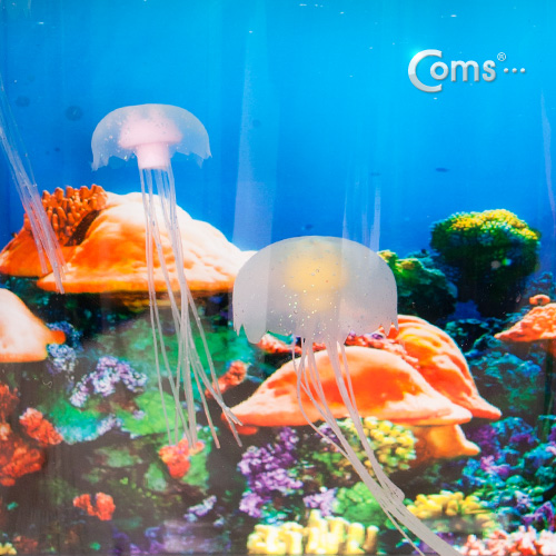 Coms USB 악세서리(미니 수족관),젤리피쉬 어항