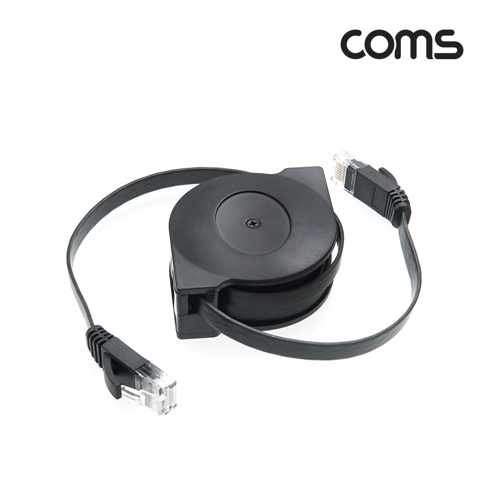 Coms 랜케이블(자동감김/다이렉트) 1.5M, White/Flat형/LAN
