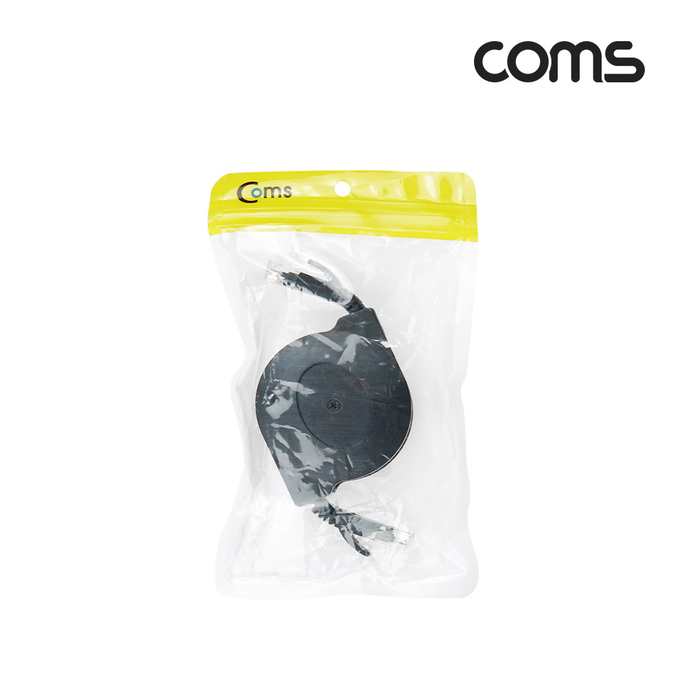 Coms 랜케이블(자동감김/다이렉트) 1.5M, White/Flat형/LAN
