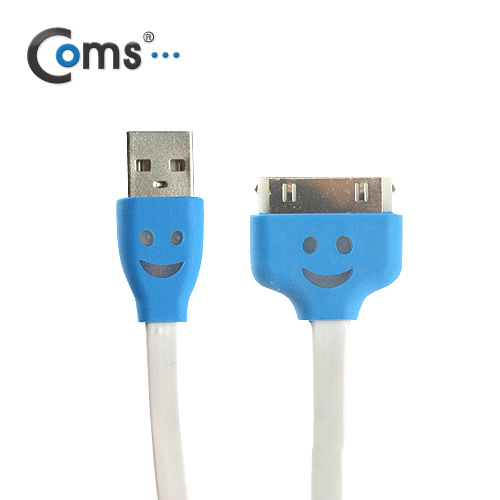 Coms iOS 스마트폰 USB 케이블(LED) 1M/8핀