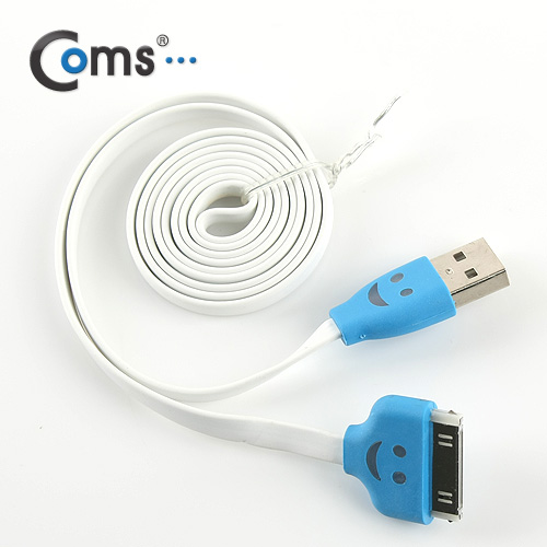 Coms iOS 스마트폰 USB 케이블(LED) 1M/8핀