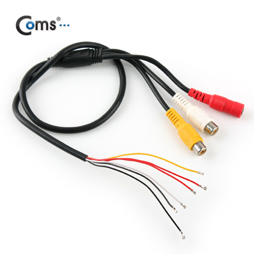 Coms CCTV 케이블(제작용/2RCA)