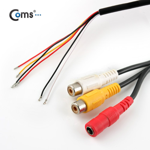 Coms CCTV 케이블(제작용/2RCA)