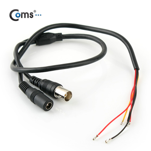 Coms CCTV 케이블(제작용/BNC), Black