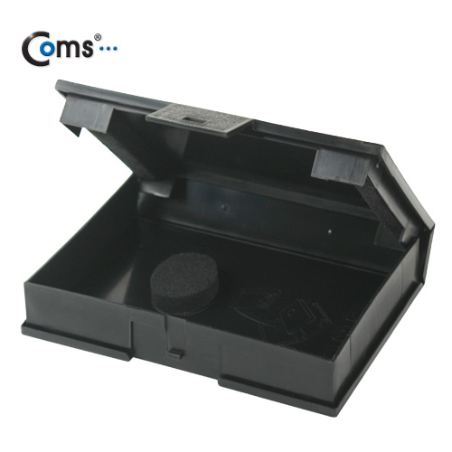 Coms HDD 케이스 (3.5형), 폴더접이식, Black