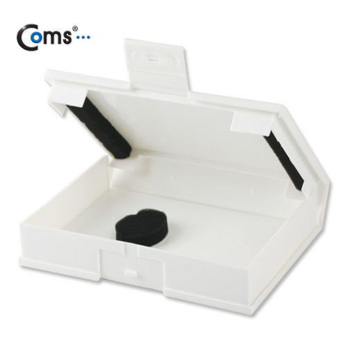 Coms HDD 케이스 (3.5형), 폴더접이식, White
