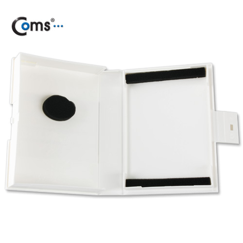 Coms HDD 케이스 (3.5형), 폴더접이식, White