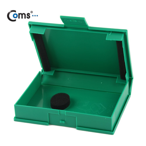 Coms HDD 케이스 (3.5형), 폴더접이식, Green