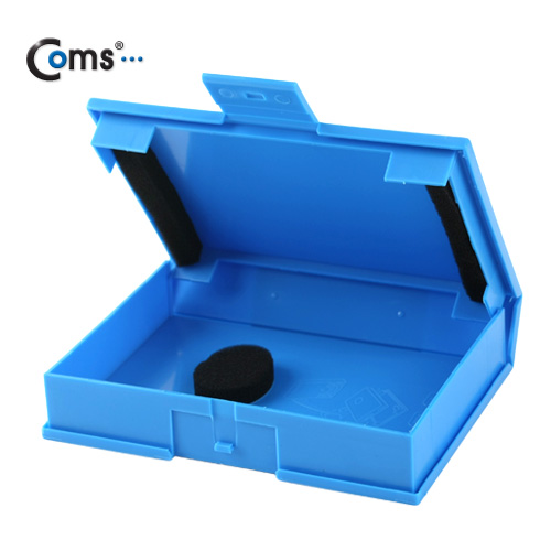 Coms HDD 케이스 (3.5형), 폴더접이식, Blue