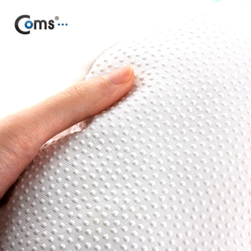 Coms USB 온열 방석(해바라기), 원형/Blue