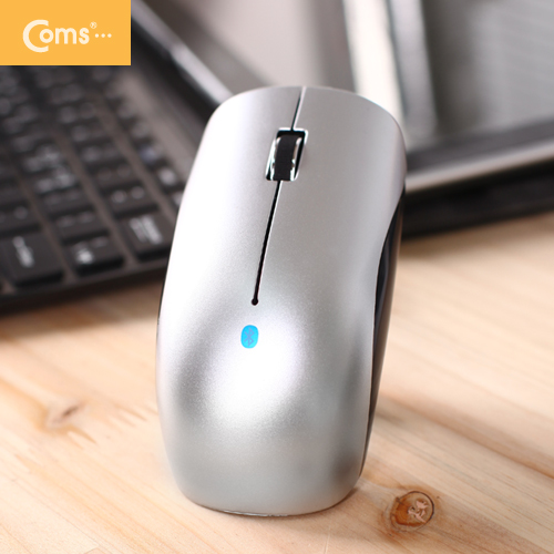 Coms 블루투스 마우스   BM-700 1000 DPI, 실버