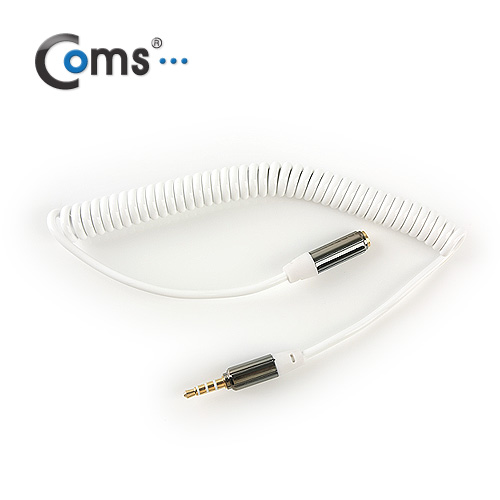 Coms 스테레오 케이블 (Short/3.5/MF) 1M, White/Stereo