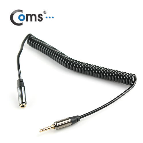 Coms 스테레오 케이블 (Short/3.5/MF) 1M, Black/Stereo