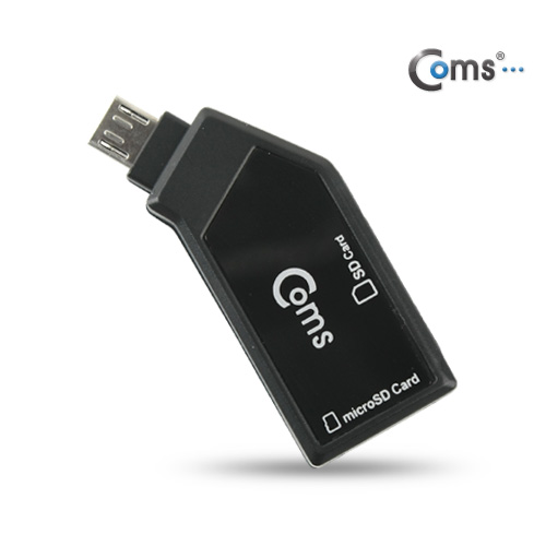 Coms 스마트폰 OTG 카드 리더기(Micro SD/SD 전용)