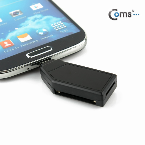 Coms 스마트폰 OTG 카드 리더기(Micro SD/SD 전용)