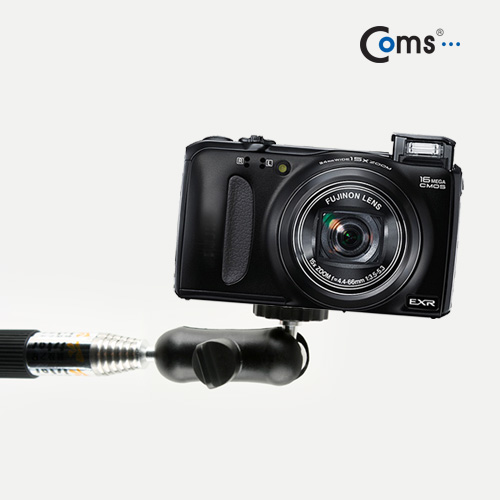 Coms 카메라 모노포드, 최대 110cm/셀카봉(스마트폰용 거치대 제공)