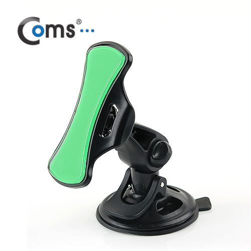 Coms 차량용 스마트폰 거치대, 360도 회전/Grip Go, 겔 패드 접착식