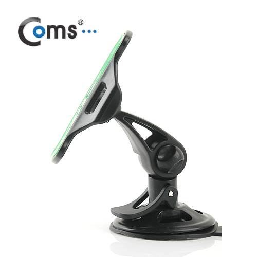 Coms 차량용 스마트폰 거치대, 360도 회전/Grip Go, 겔 패드 접착식