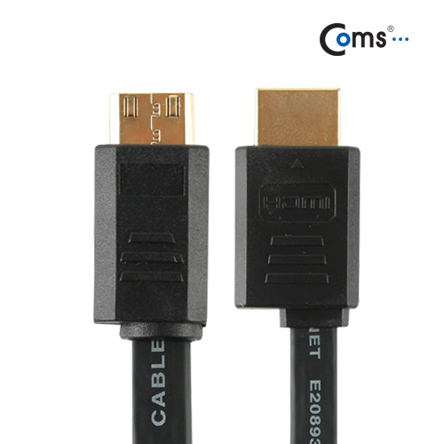 Coms HDMI/HDMI(Mini) V1.4 케이블(자동감김) 1.3M