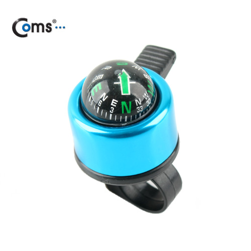 Coms 자전거 벨 (나침반) 장착식, Blue