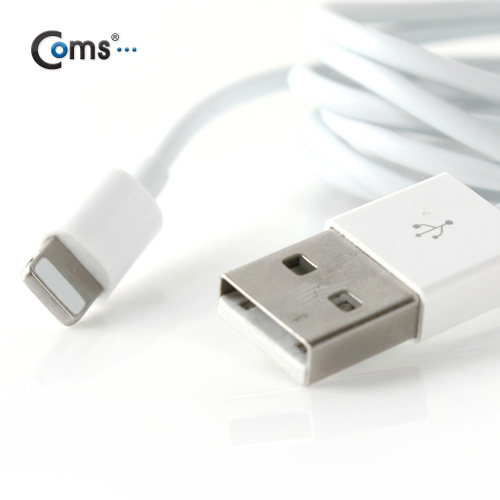 Coms IOS 8Pin (8핀) 스마트폰 5 케이블(고급포장), 1M